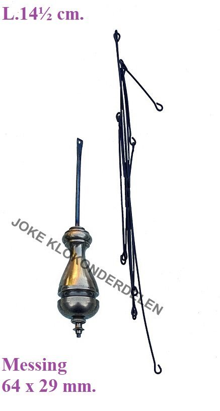 = Comtoise slingerklootje + draad =45596 - nr. 1