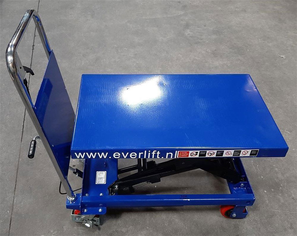 Verrijdbare heftafel 350 kg 905 x 500 mm 360-1300 mm hoog - nr. 1