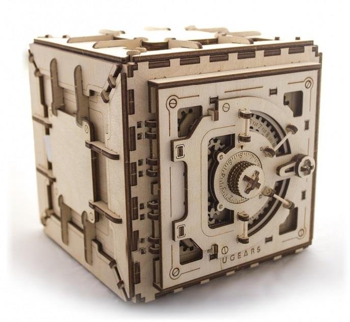Houten bouwpakket Ugears Kluis 20 cm - Afbeelding 2
