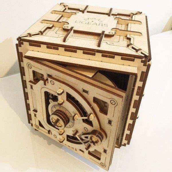 Houten bouwpakket Ugears Kluis 20 cm - Afbeelding 3