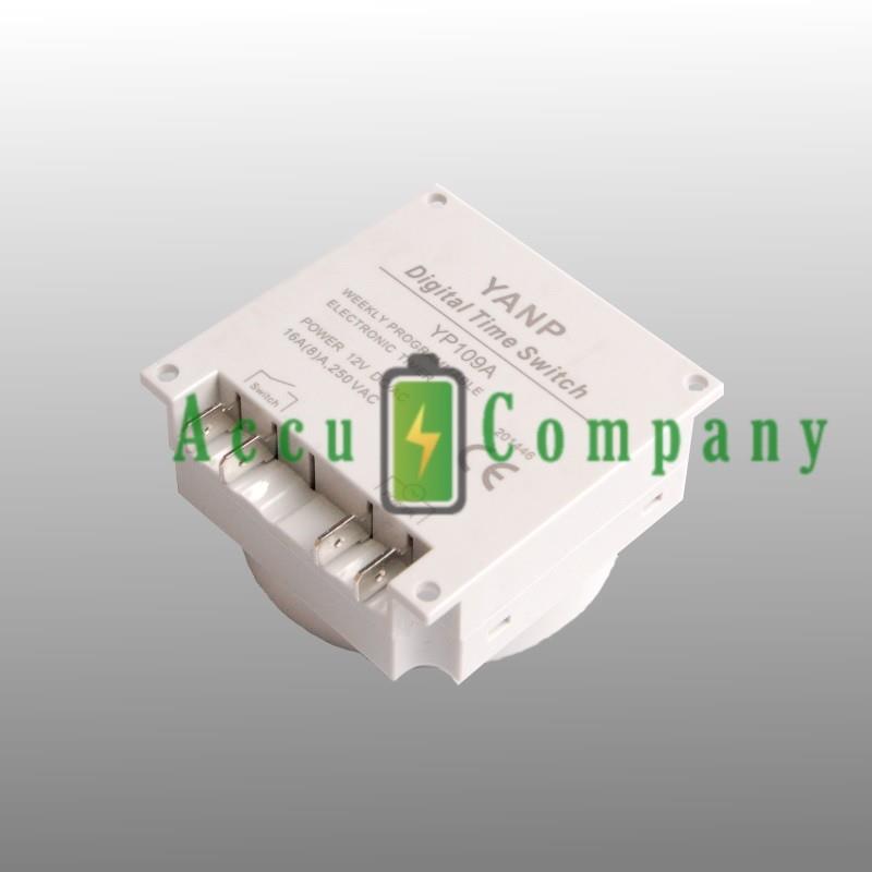 Schakelklok timer tijdklok op 12 volt, 6 of 24 volt - Afbeelding 2