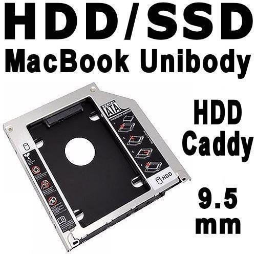 HDD Caddy 2e 2.5 SATA Harddisk of SSD in Laptop Notebook - Afbeelding 2