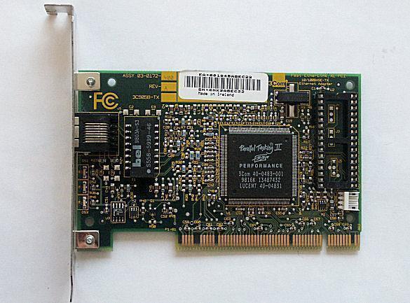 Intel 3Com Compaq IBM Realtek 10/100/1000 Mbps Netwerk Kaart - nr. 1