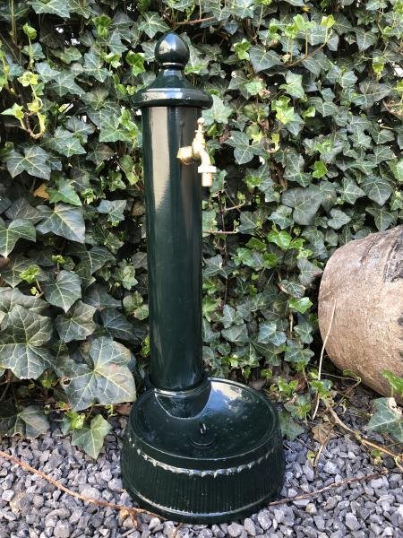 1 staande fontein met afvoerbak en messing kraan-fonte - Afbeelding 5