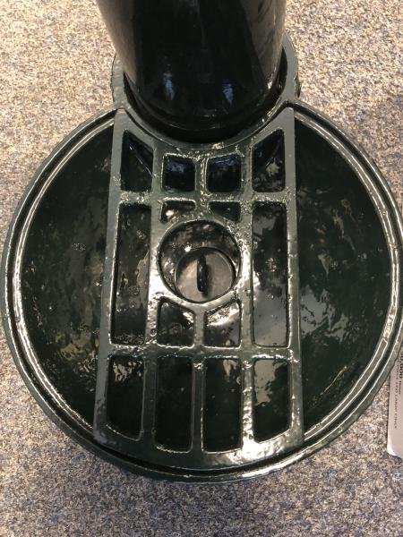 1 staande fontein met afvoerbak en messing kraan-fonte - Afbeelding 8