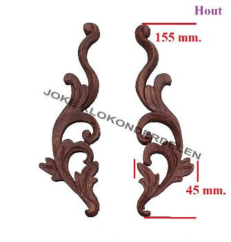 = 2 Klokkast ornamenten =45644 - 1