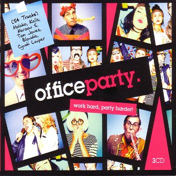 Office Party. - Work Hard, Party Harder! (3 CD) Nieuw/Gesealed - 0