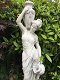 Pwit stenen beeld dame met waterkruikens fontein- vijver - 1 - Thumbnail