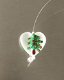 Handgemaakte Frosty Christmas Tree hart voor in de boom new. - 0 - Thumbnail