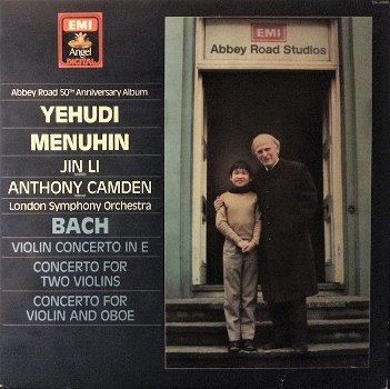 LP - Bach - Yehudi Menuhin, Jin Li, Anthony Camden - 0