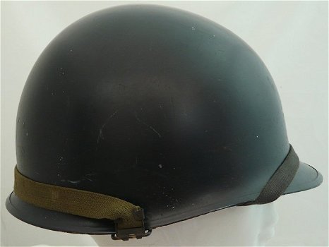 Helm, type: M53 (Troepenhelm), Korps Rijkspolitie, met binnenhelm, 1973.(Nr.1) - 1