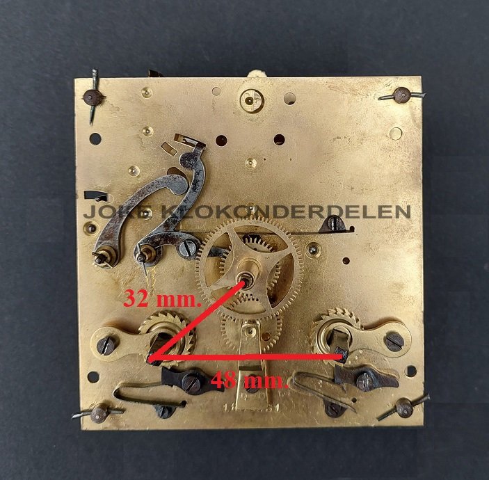 = Regulateur uurwerk = Gustav Becker P 54 =45650 - Afbeelding 2