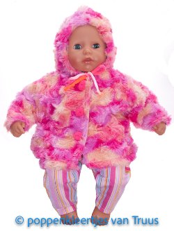 Annabel 36 cm Jasje roze/multi