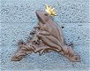 Tuinslanghouder Kikker prins met gouden kroon, kikker - 1 - Thumbnail