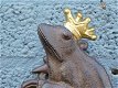 Tuinslanghouder Kikker prins met gouden kroon, kikker - 2 - Thumbnail