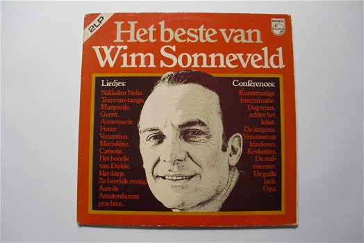 Wim Sonneveld - Het beste van Wim Sonneveld, dubbel LP - 0