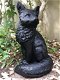 tuin decoratie-vos -stenen beeld-tuinbeelden- zwart-kado - 4 - Thumbnail