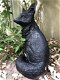 tuin decoratie-vos -stenen beeld-tuinbeelden- zwart-kado - 5 - Thumbnail