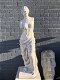 Prachtig stenen beeld van Venus van Milo op sokkel-tuin - 3 - Thumbnail