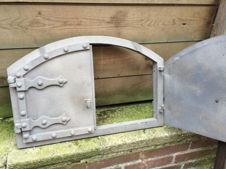 1 deur pizza oven, gietijzer onbehandeld - pizza-bouw - 3