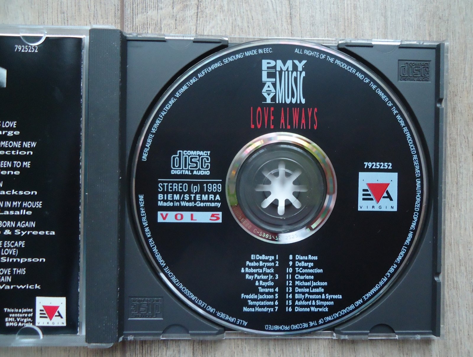 Originele verzamel-CD Play My Music Volume 5: Love Always. - Afbeelding 7
