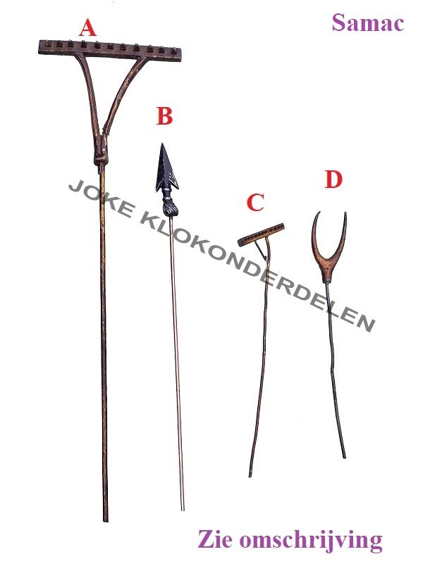 = Klokstel ornament =45694 - nr. 1
