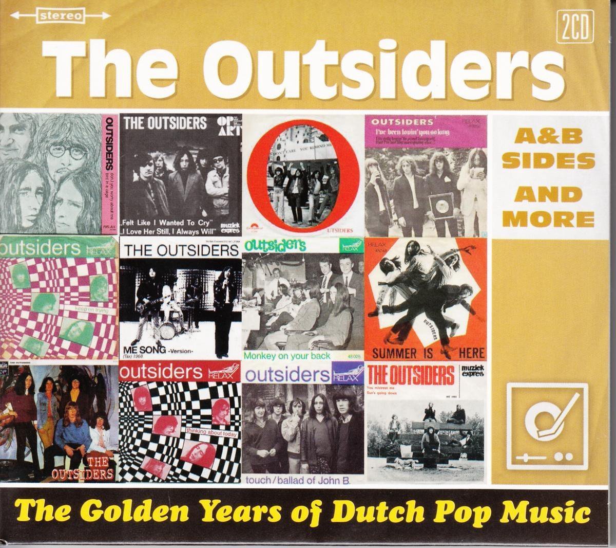 The Outsiders – The Golden Years Of Dutch Pop Music A&B Sides And More (2 CD) Nieuw/Gesealed - nr. 1