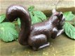 Eekhoorn beeld gietijzer bruin. -eekhoorn -tuin deco - 3 - Thumbnail