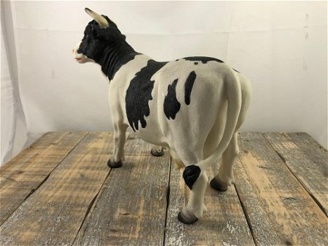 Mooie polystone sculptuur van een koe,-koe -deco-kado - 5