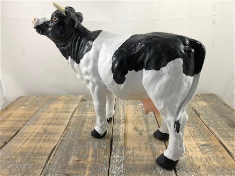 polystone sculptuur van een melk koe-kado -koe-deco - 6