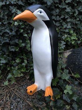 Pinguin beeld in kleur, polystein-show-tuin deco-pinquin - 0