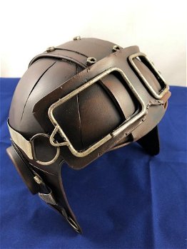 antiek ogende vlieghelm als fraai decoratie stuk-helm-kado - 6