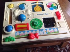 fisher price activity center, retro