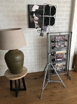 industriële 4 spot-studio-film lamp- statief, zwaar uitvoe - 1