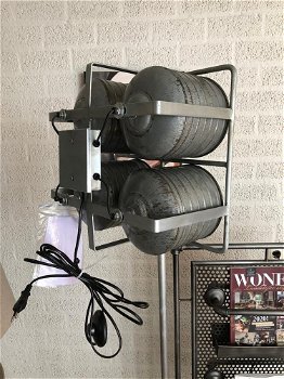 industriële 4 spot-studio-film lamp- statief, zwaar uitvoe - 2