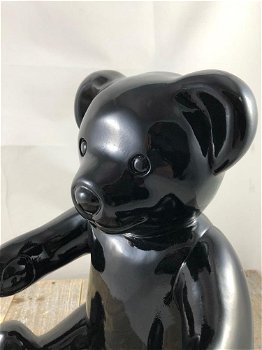 mooi zwart zittend beertje-beer-deco-beeld-kinderkamer - 6