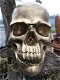 Skull-schedel, uit Polystein, gold-schedel -deco - - 3 - Thumbnail