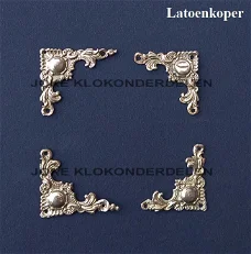 = 4 Klok hoekjes = latoenkoper =45710