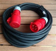 CEE 16A 20 meter motor verlengkabel 4-Polig 380V - 400V AC