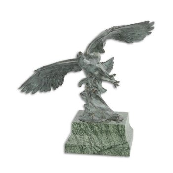 Een bronzen beeld-adelaar die vliegt-adelaar-brons-beeld - 1