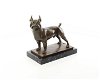 Een bronzen beeld van een franse bulldog-bulldog-hond - 0 - Thumbnail