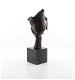 brons beeld van een hoofd rustend op een hand-handen - 0 - Thumbnail