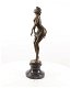 dame-brons beeld- peinzende vrouw-beeld-brons - 1 - Thumbnail