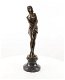 dame-brons beeld- peinzende vrouw-beeld-brons - 7 - Thumbnail