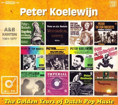 Peter Koelewijn – The Golden Years Of Dutch Pop Music A&B Kanten 1961-1977 (2 CD) Nieuw/Gesealed - 0