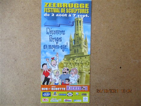 ad0139 suske en wiske zeebrugge festival folder - 0