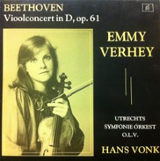 LP - BEETHOVEN - Emmy Verhey, vioolconcert in D, op.61