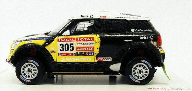 1:43 TrueScale TSM Mini Countryman 2012 #305 Dakar - 1