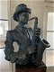 Prachtige torso van een jazz muzikant met saxofoon - 6 - Thumbnail