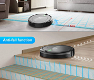 INSE E3 Robot Vacuum Cleaner 1000Pa Suction 3 Cleaning Modes 400ml Dust Box for Carpet, - 1 - Thumbnail